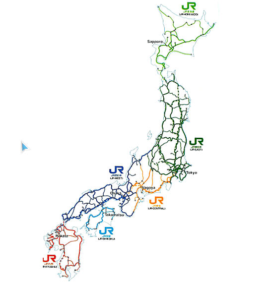   jr 四国(四国客运铁路公司):jr四国的列车连接本州主岛的所有