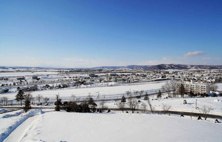 冬季北海道浪漫雪景