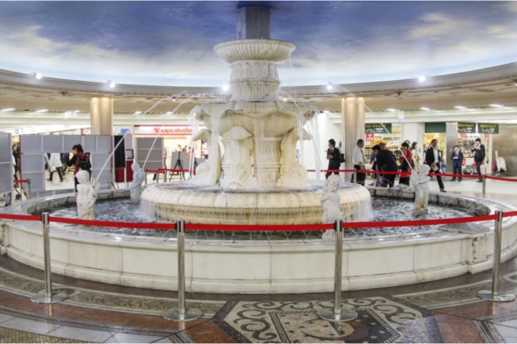 大阪梅田地下街喷泉“泉之广场”将于5月撤除