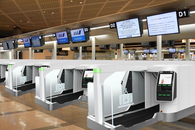 全日空（ANA）成田机场国际航线将使用自动行李托运机