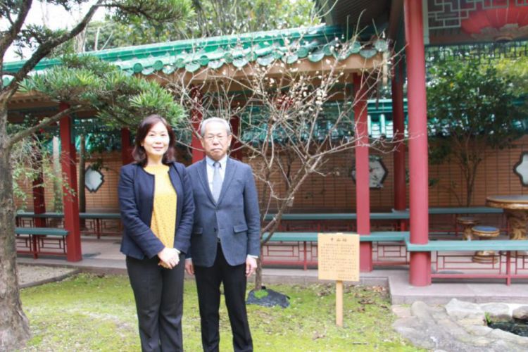 日本荒尾市：“江南无所有，聊赠一枝春”