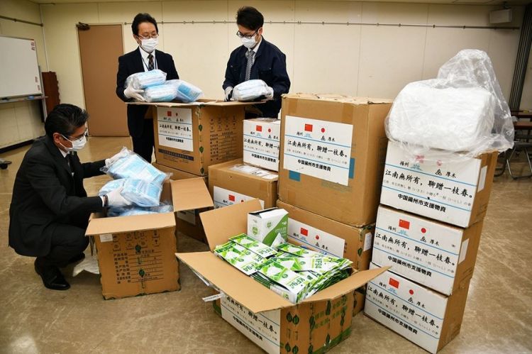 “聊赠一枝春” 扬州市向友好城市日本厚木市捐赠口罩和防护服