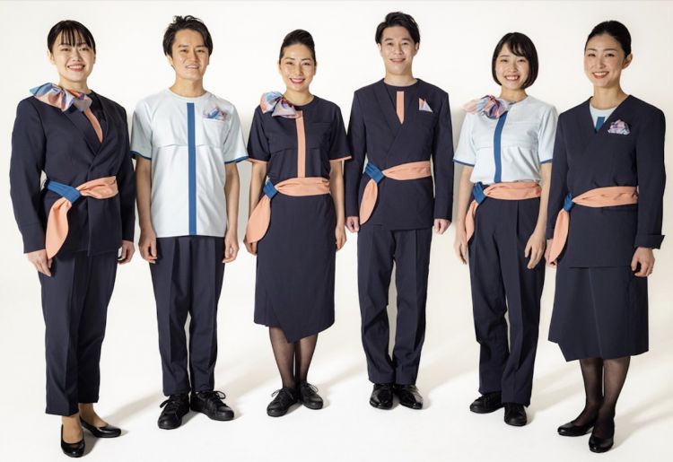 日本航空公司全日空推出“无性别”新制服