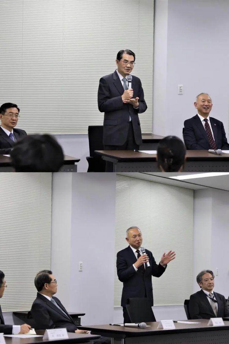 驻日本大使吴江浩出席“驻日本大使馆青年外交官与上智大学学生交流会”