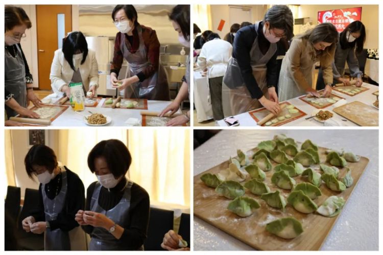 驻名古屋总领馆举办迎新春国际妇女饺子交流会