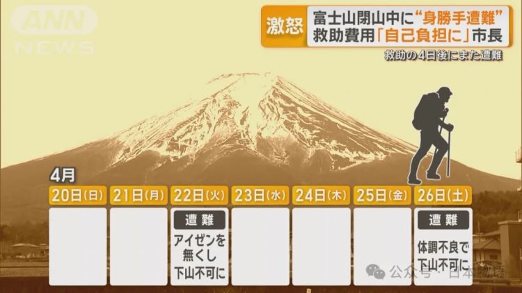 后续来了：中国大学生改变富士山规则，以后救援一律要收费了！