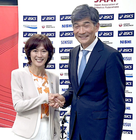 日本田径协会新会长有森裕子上任 首位女性及奥运选手出身 日本田径协会新会长有森裕子上任 首位女性及奥运选手出身