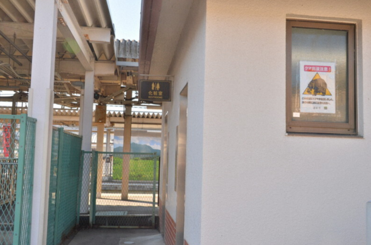 日本群马县熊患频发：男子车站公厕遭袭