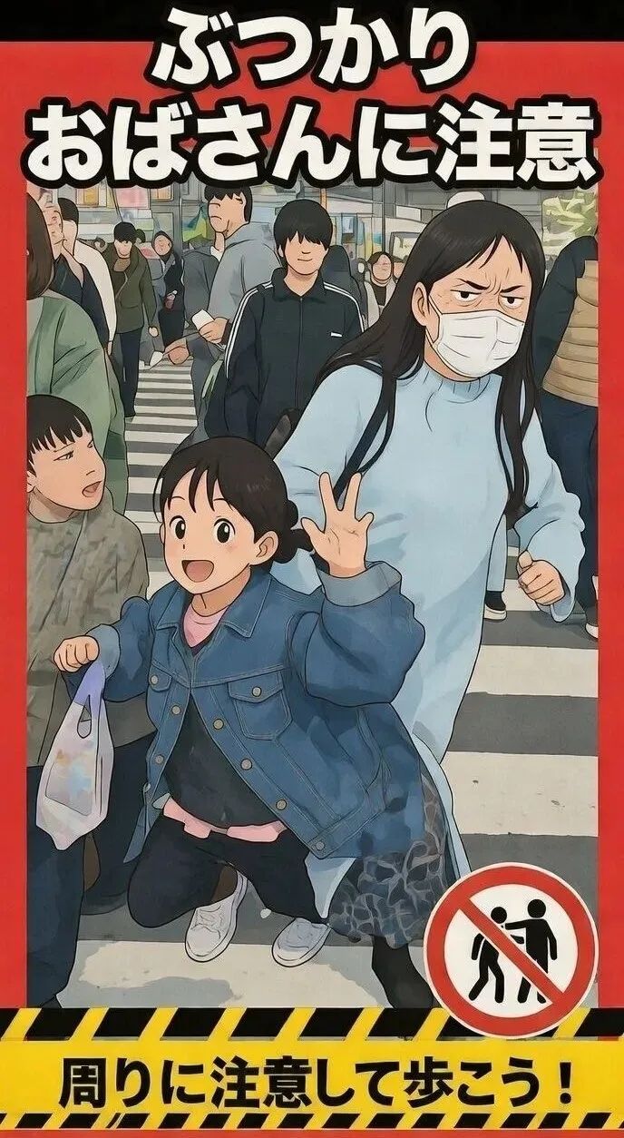 中国台湾母女在东京涩谷街头被恶意撞飞！撞人者被全网“通缉”，但也有日本人骂被撞是“活该”？