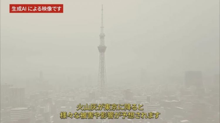 富士山一旦喷发，东京市中心会怎么样？日本政府做了预测……